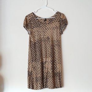 Theory Patterned T-Shirt Shift Dress